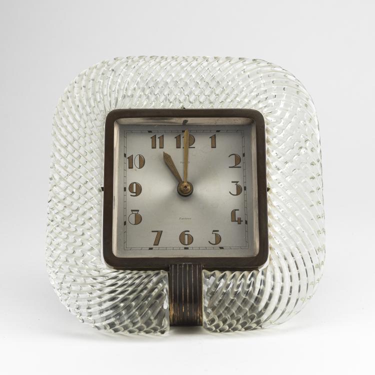 Bild 1 zu Objekt, Table clock, 1940s, Barovier & Toso, Murano, 174B 466