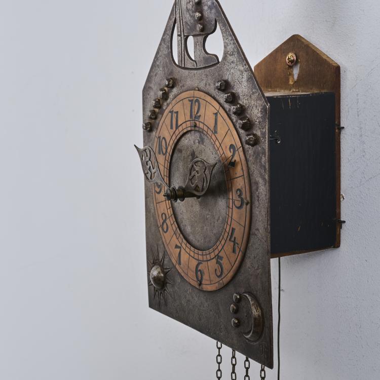 Bild 4 zu Objekt, Wall clock, before 1903, Ignatius Taschner, Steinicken & Lohr, M&uuml;nchen, 174A 328