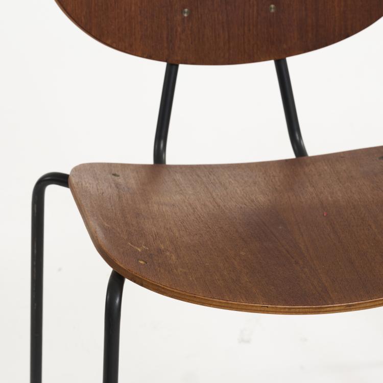 Bild 3 zu Objekt, Four '145' chairs, 1954 (design), Kurt Nordstr&ouml;m, Knoll International, New York, 175A 28