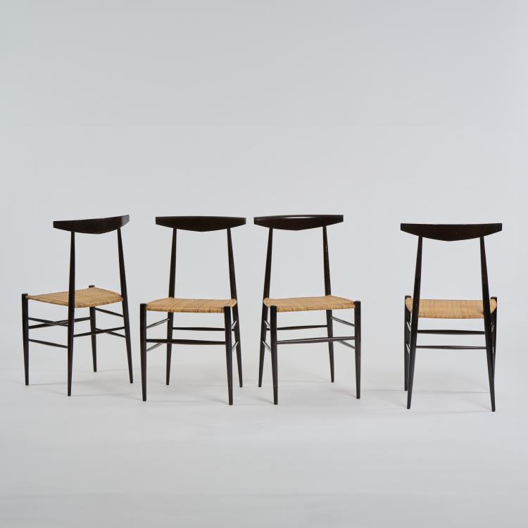 Bild 1 zu Objekt, Four Chiavari chairs, c. 1950 (design), Chiavari, Italien/Italy, 175A 26
