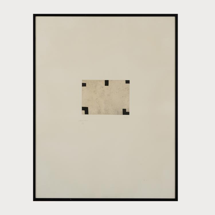 Bild 1 zu Objekt, 'Emparantza IV', 1981, Eduardo Chillida, Galerie Maeght, Barcelona (Publ.), 175D 722