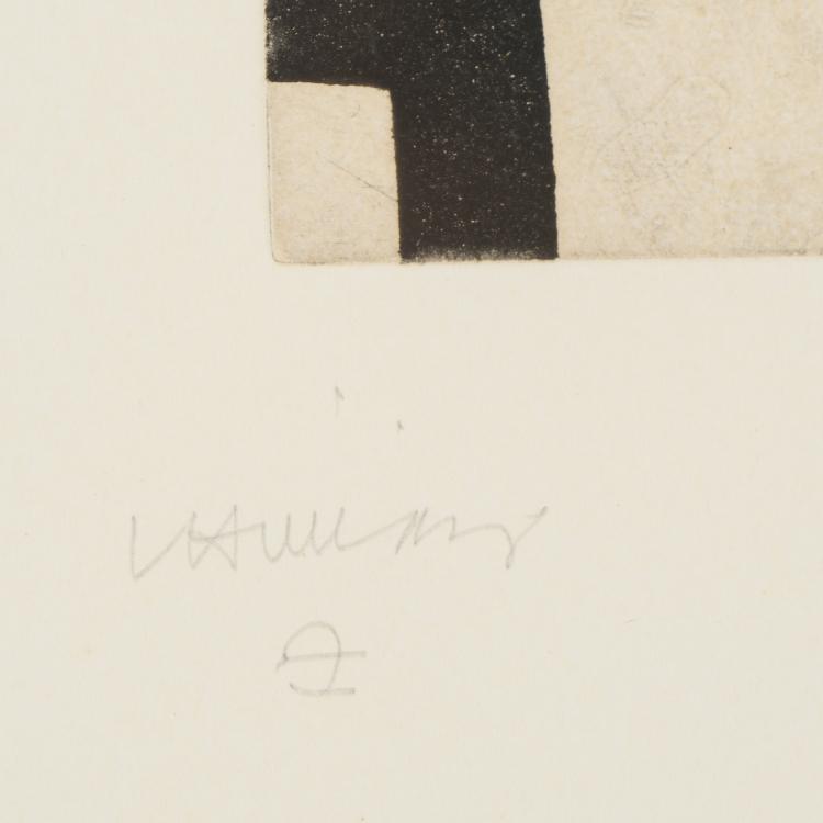 Bild 2 zu Objekt, 'Emparantza IV', 1981, Eduardo Chillida, Galerie Maeght, Barcelona (Publ.), 175D 722