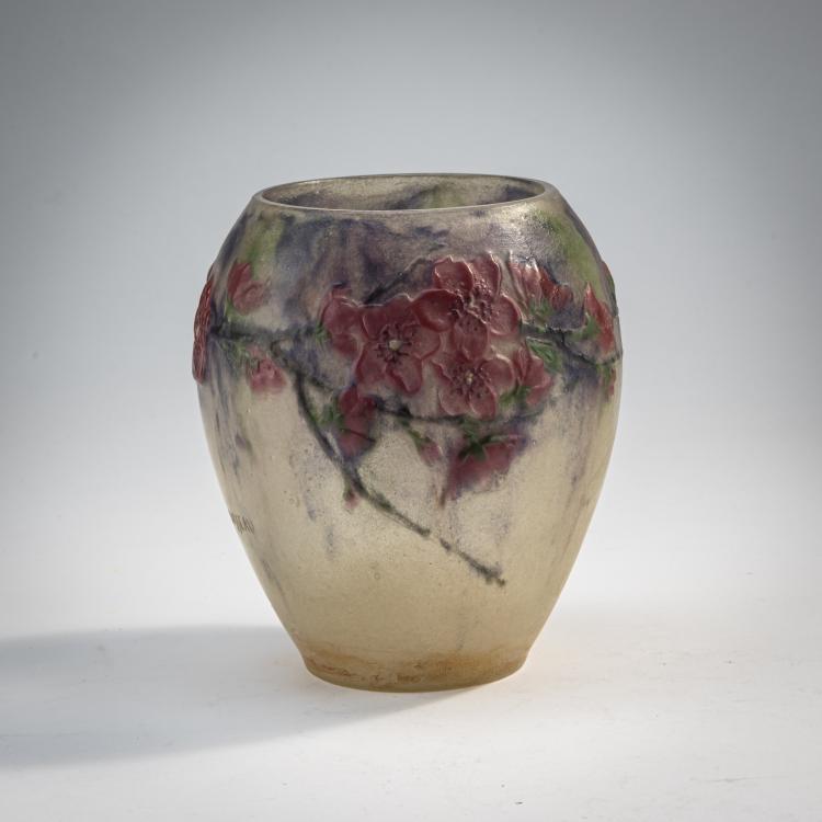 Hauptbild zu Objekt, Vase 'Fleurs de P&ecirc;cher', 1920, Gabriel Argy-Rousseau, Argy-Rousseau, 174A 3