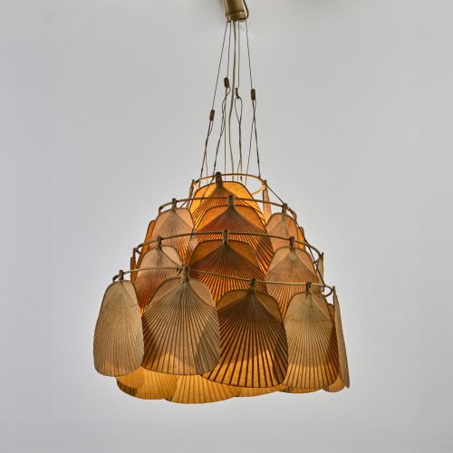 'San-Ju' ceiling light from the 'Uchiwa' series, 1975