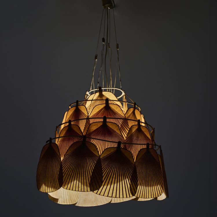 Bild 5 zu Objekt, 'San-Ju' ceiling light from the 'Uchiwa' series, 1975, Ingo Maurer, Maurer, Ingo, Design M, M&uuml;nchen, 174B 799