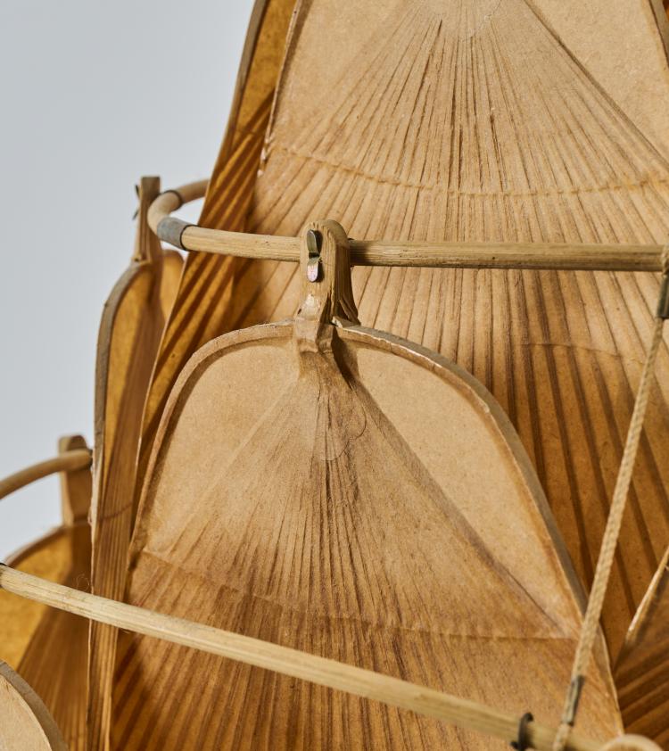 Bild 11 zu Objekt, 'San-Ju' ceiling light from the 'Uchiwa' series, 1975, Ingo Maurer, Maurer, Ingo, Design M, M&uuml;nchen, 174B 799