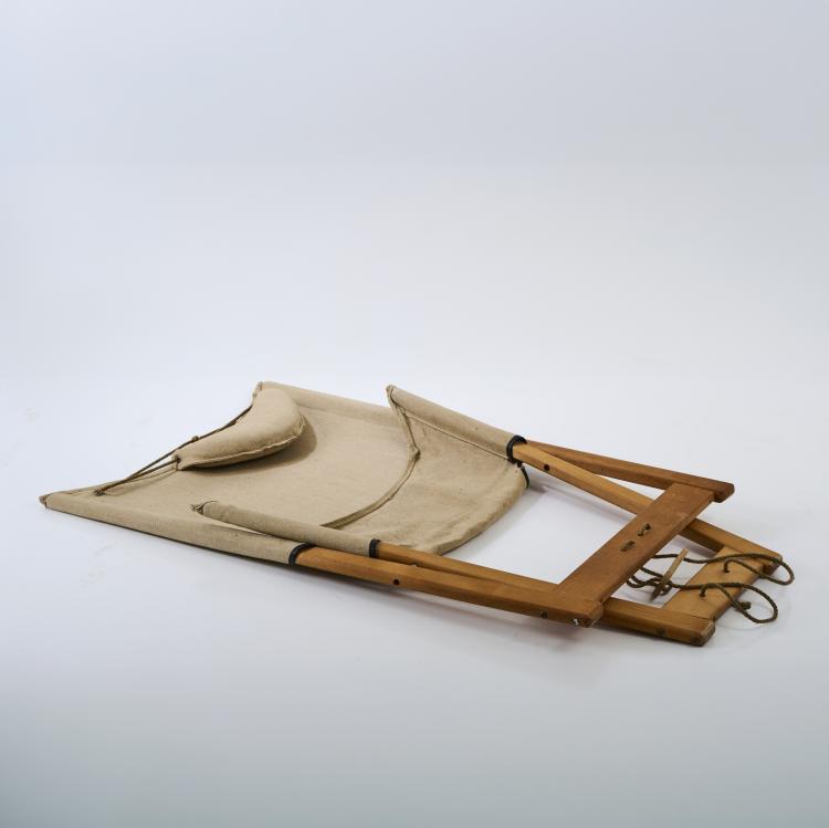 Bild 4 zu Objekt, Safari folding chair, c. 1960, Hyllinge, Denmark, 174B 631