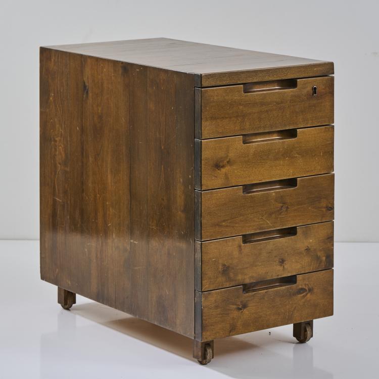Hauptbild zu Objekt, Rollcontainer '296', 1930, Alvar Aalto, Huonekalu-ja Rakennusty&ouml;tehdas Oy, Turku f&uuml;r Artek, Helsinki, 174B 554