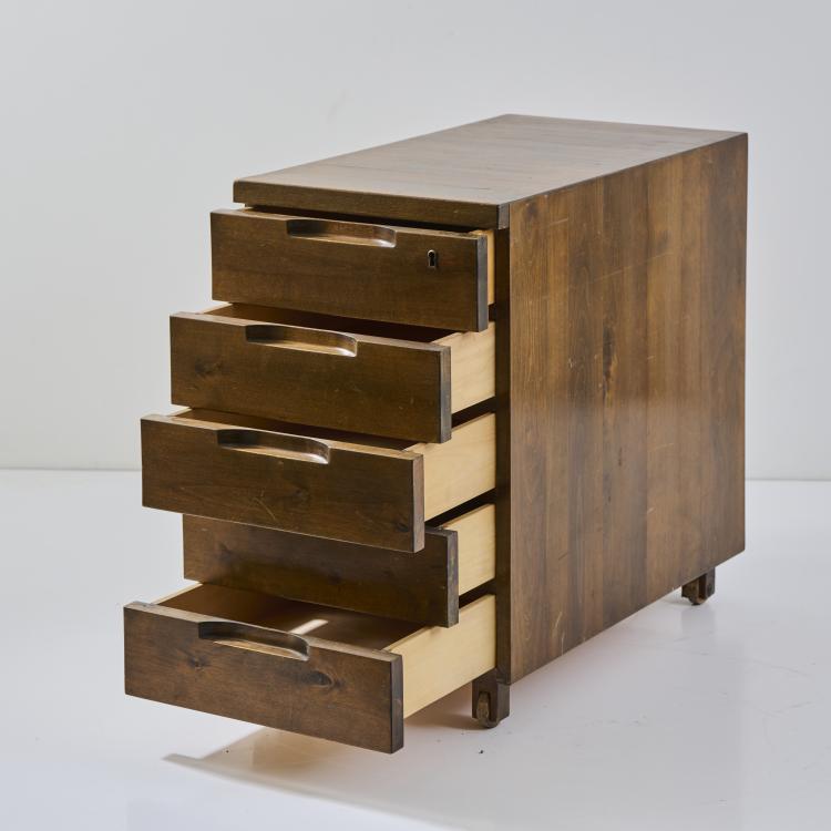 Bild 2 zu Objekt, Rollcontainer '296', 1930, Alvar Aalto, Huonekalu-ja Rakennusty&ouml;tehdas Oy, Turku f&uuml;r Artek, Helsinki, 174B 554