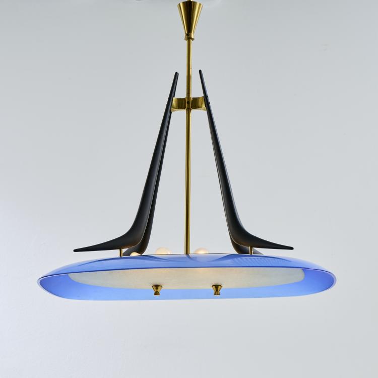 Hauptbild zu Objekt, Deckenleuchte, um 1955, Max Ingrand, Fontana Arte, Mailand, 174B 614