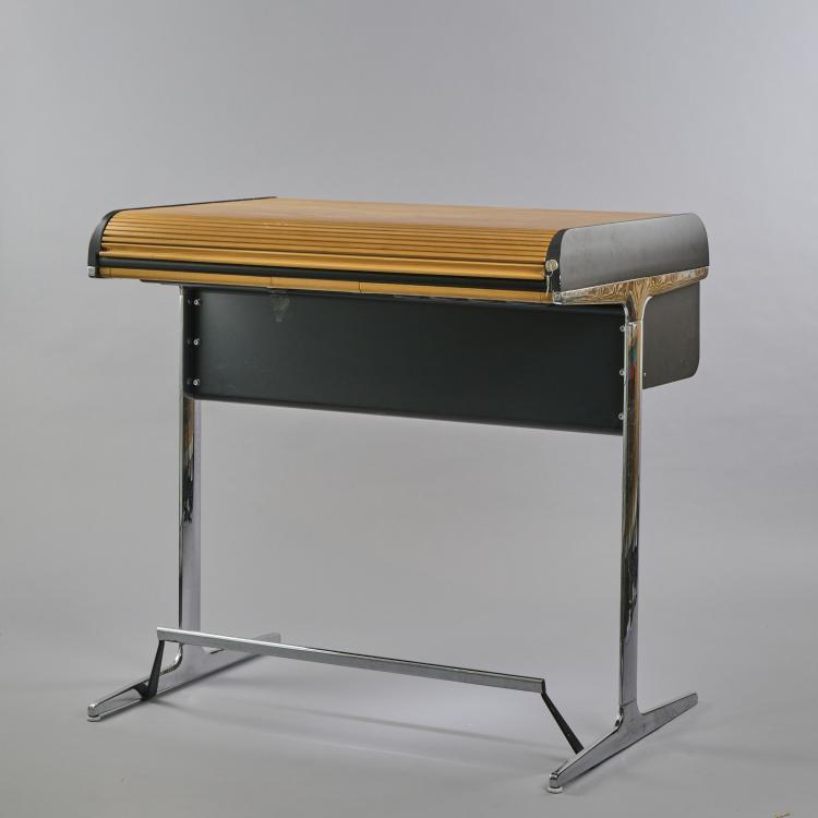 Hauptbild zu Objekt, 'Rolltop-high-desk' from the 'Action Office I' series, 1964 (design), George Nelson,Robert Propst, Miller, Herman, Zeeland, 175B 276