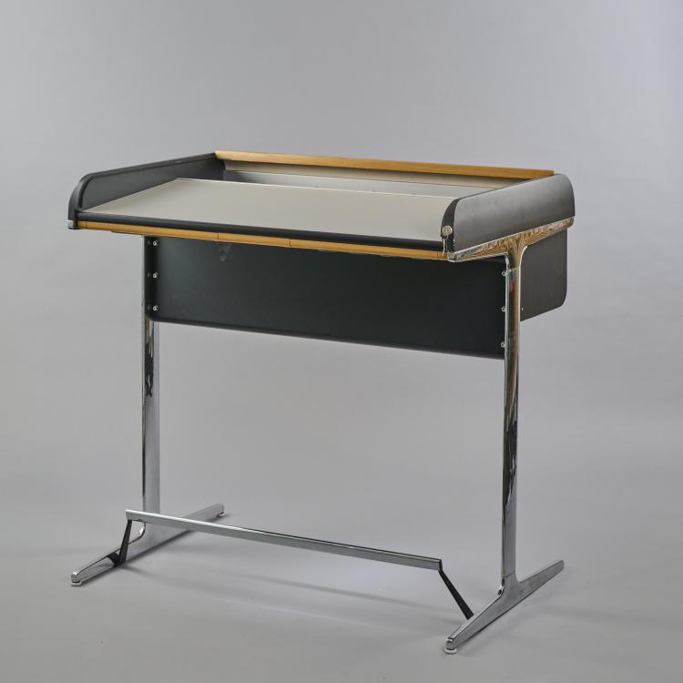 Bild 2 zu Objekt, 'Rolltop-high-desk' from the 'Action Office I' series, 1964 (design), George Nelson,Robert Propst, Miller, Herman, Zeeland, 175B 276