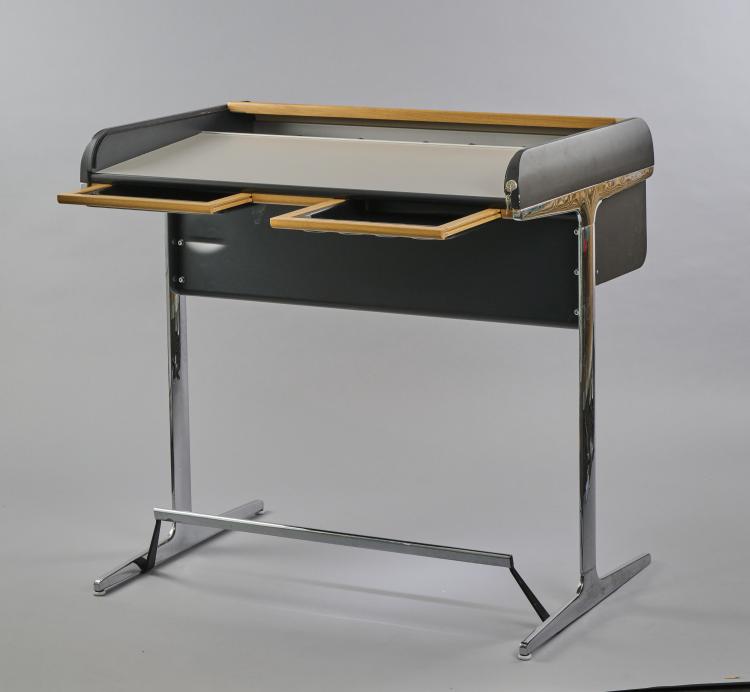Bild 4 zu Objekt, 'Rolltop-high-desk' from the 'Action Office I' series, 1964 (design), George Nelson,Robert Propst, Miller, Herman, Zeeland, 175B 276