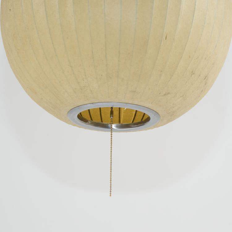 Bild 3 zu Objekt, 'Bubble' ceiling light with replacement shade, 1952 (design), George Nelson, Miller Clock Co., Howard, Zeeland, 175B 200