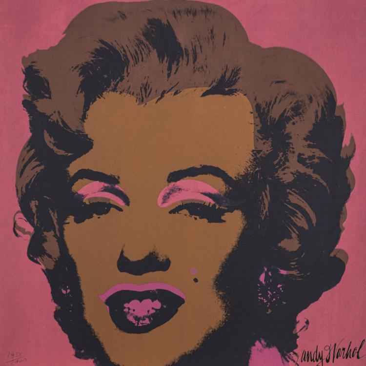 Hauptbild zu Objekt, Portfolio after 'Marilyn Monroe', after 1967, Andy Warhol (after), Carnegie Museum of Art Pittsburgh (CMOA) (Publ.), 175D 825