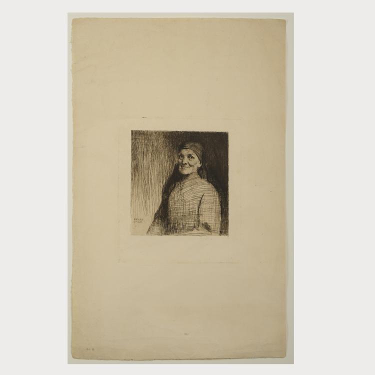 Hauptbild zu Objekt, 'Die Mutter des K&uuml;nstlers', 1894, Franz von Stuck, 175D 678