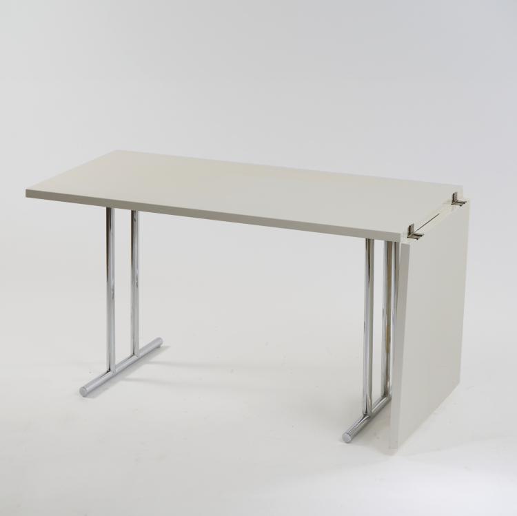 Hauptbild zu Objekt, Folding 'Lou Perou' tea table, 1953-58 (design), Eileen Gray, ClassiCon, M&uuml;nchen, 175B 91