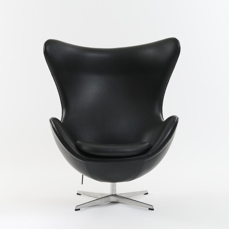 Bild 3 zu Objekt, 'Egg chair', 1957 (design), Arne Jacobsen, Hansen, Fritz, V&auml;ssinger&oslash;d, 175B 225