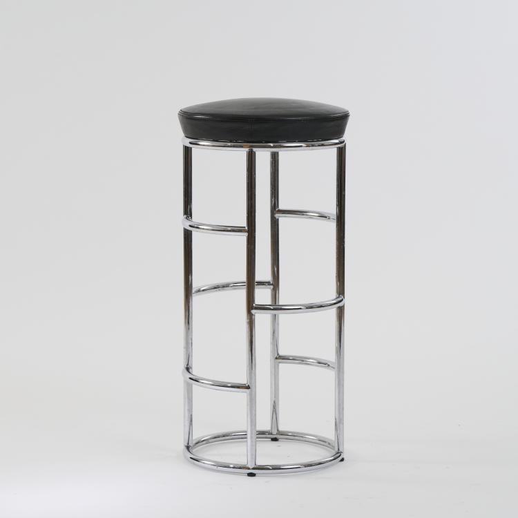 Bild 1 zu Objekt, 'Satish' bar stool, c. 1931 (design), Eckart Muthesius, ClassiCon, M&uuml;nchen, 175B 105