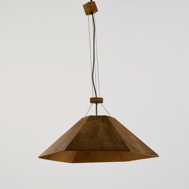 Hauptbild zu Objekt, 'Zanil' ceiling light, 1974 (design), Ingo Maurer, Design M, Maurer, Ingo, M&uuml;nchen / Munich, 175B 252