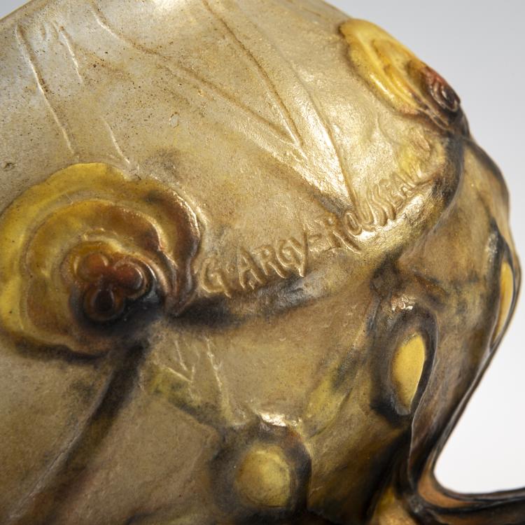 Bild 2 zu Objekt, 'Vase sur pied aux fleurs et triangles', 1927, Gabriel Argy-Rousseau, Argy-Rousseau, Gabriel, 174A 2