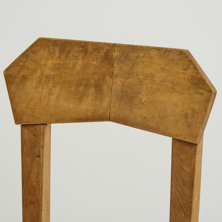 Bild 3 zu Objekt, Four anthroposophical chairs and a table, 1934, Siegfried P&uuml;tz, P&uuml;tz, Siegfried, Calw, 176B 80
