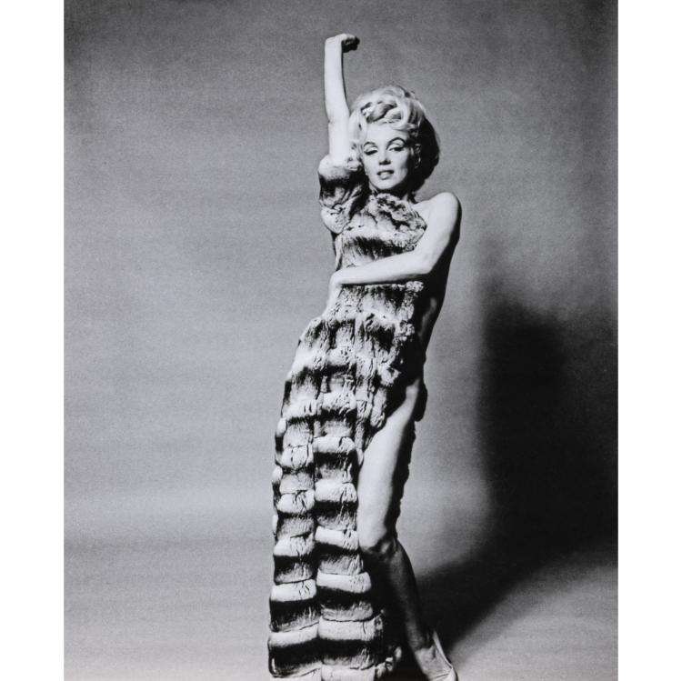 Hauptbild zu Objekt, 'Marilyn Monroe with Chinchilla Coat', 1962 (Abzug sp&auml;ter), Bert Stern (nach), 177C 679