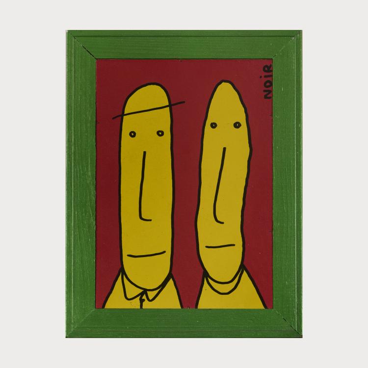 Hauptbild zu Objekt, 'Johny Bee et sa copine la Fleure', 1989, Thierry Noir, 175D 814