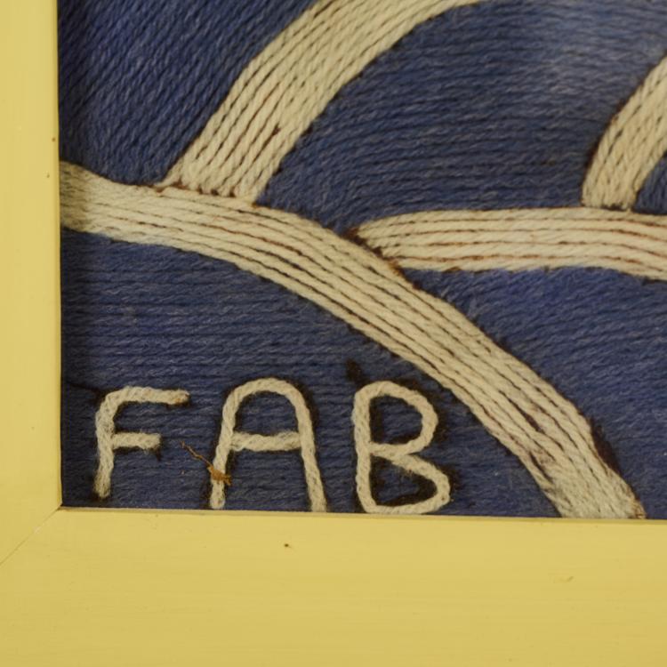 Bild 3 zu Objekt, 2 textile pictures, probably 1980s, Adebisi Fabunmi (FAB), 175D 706