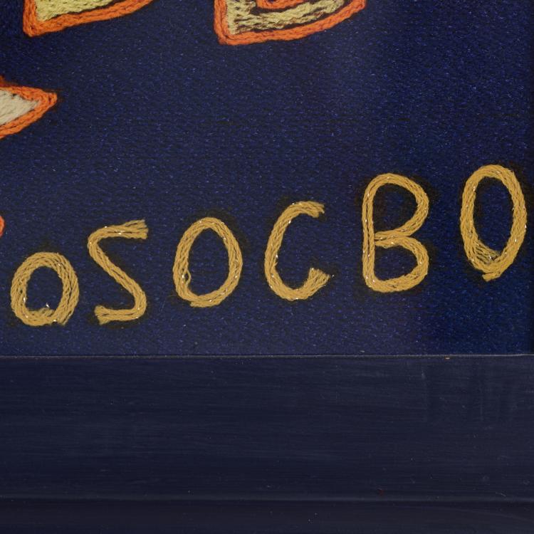 Bild 6 zu Objekt, 2 textile pictures, probably 1980s, Adebisi Fabunmi (FAB), 175D 706