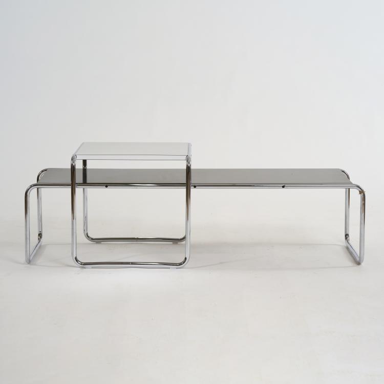 Bild 1 zu Objekt, Zwei Beistelltische 'B 9', 1925 (Entwurf), Marcel Breuer, Knoll International, New York, 175B 100