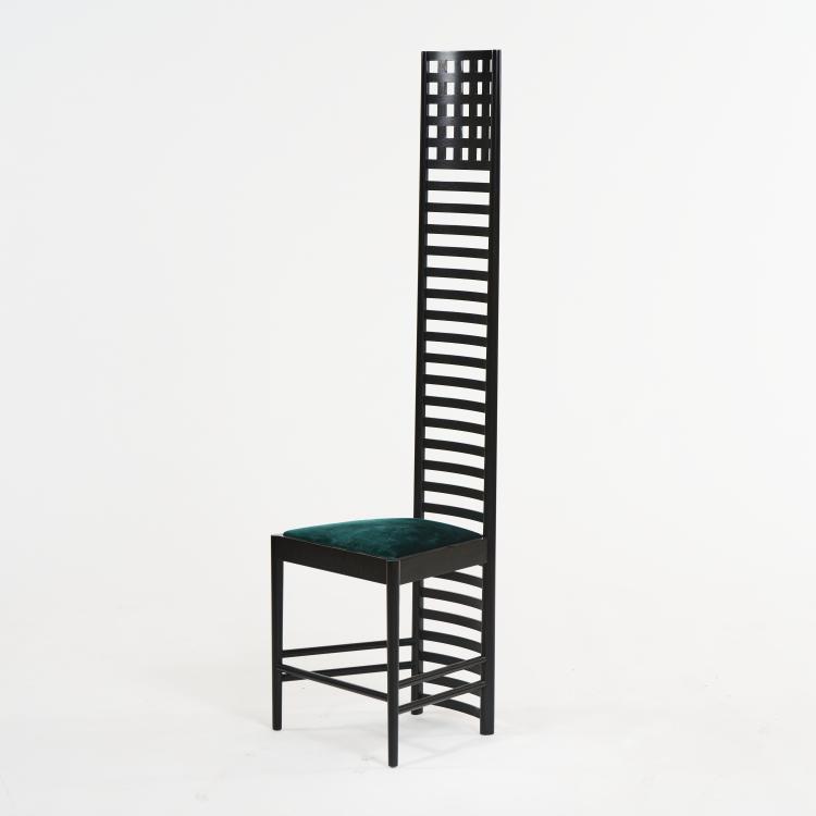 Hauptbild zu Objekt, 'Hillhouse chair 292', 1902/03 (design), Charles Rennie Mackintosh, Cassina, Mailand / Milan, 175B 96