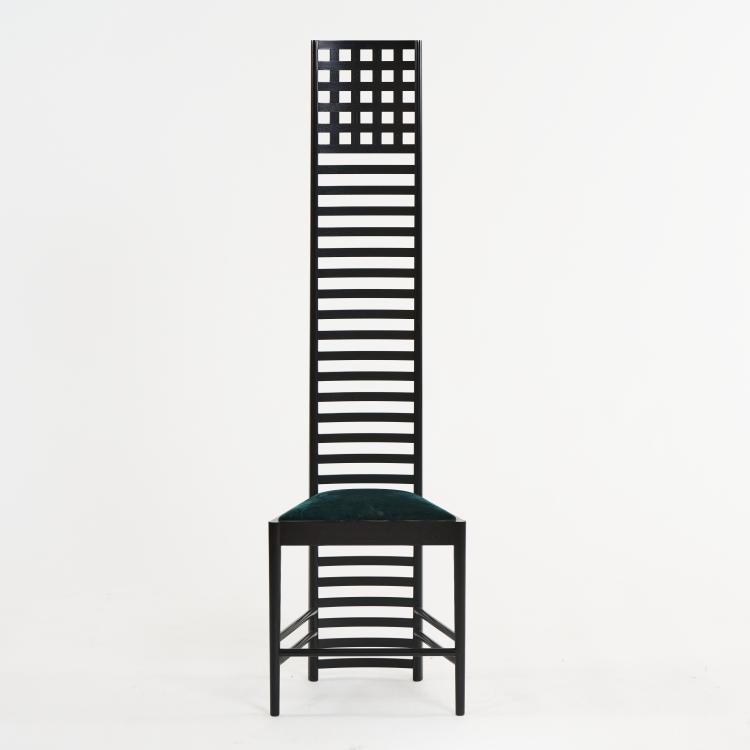 Bild 1 zu Objekt, 'Hillhouse chair 292', 1902/03 (design), Charles Rennie Mackintosh, Cassina, Mailand / Milan, 175B 96