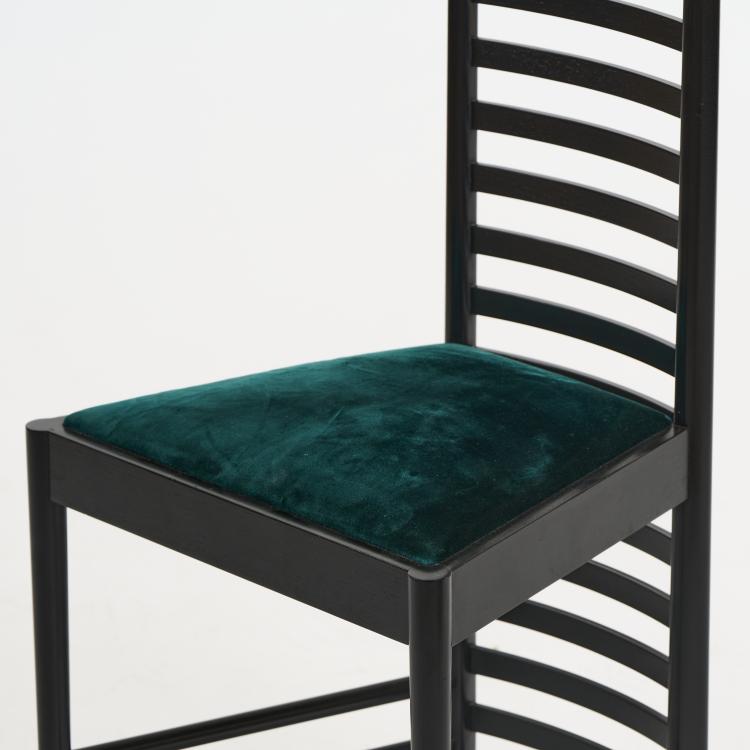 Bild 3 zu Objekt, 'Hillhouse chair 292', 1902/03 (design), Charles Rennie Mackintosh, Cassina, Mailand / Milan, 175B 96