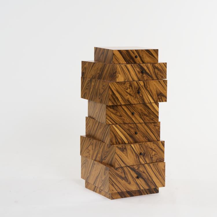 Hauptbild zu Objekt, 'Schubladenstapel' dresser, 1982 (design), Susi Berger, R&ouml;thlisberger Collection, G&uuml;mlingen, 175B 366