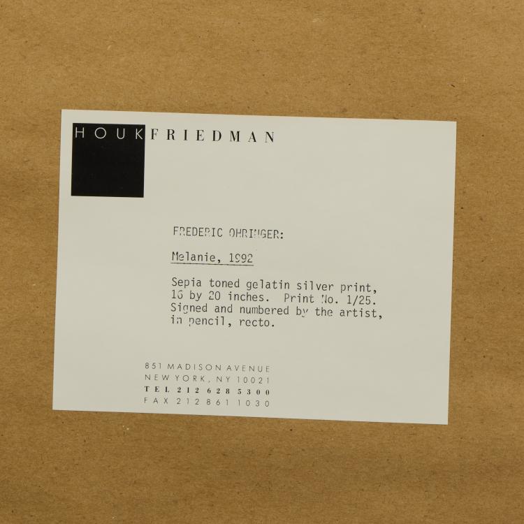 Bild 2 zu Objekt, 'Melanie', 1992, Frederic Ohringer, 175D 798