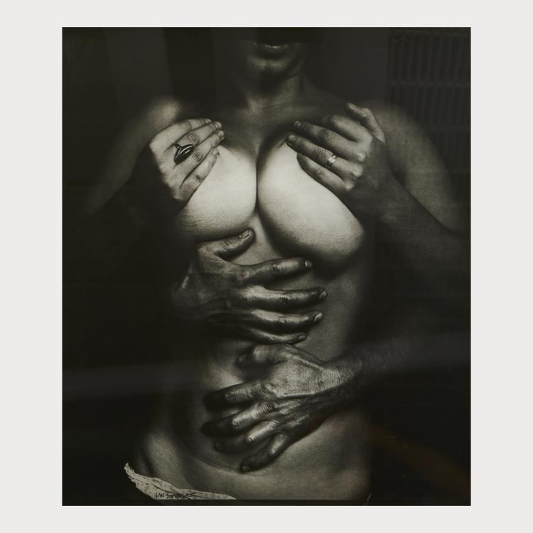 Hauptbild zu Objekt, 'Johanna und Karl, ca. 1862', #46, 1990, Jan Saudek, 175D 805