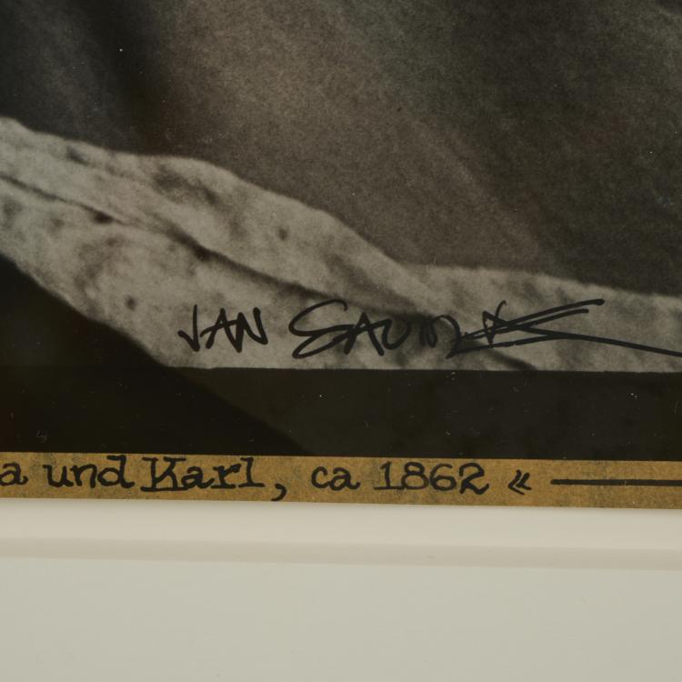 Bild 2 zu Objekt, 'Johanna und Karl, ca. 1862', #46, 1990, Jan Saudek, 175D 805