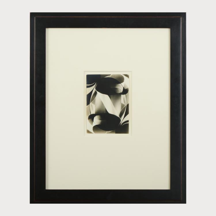 Bild 1 zu Objekt, 'Gears', 1935 (Druck wohl 1943) und 'Cardboard Spirals', 1944, Edward Quigley, 175D 802