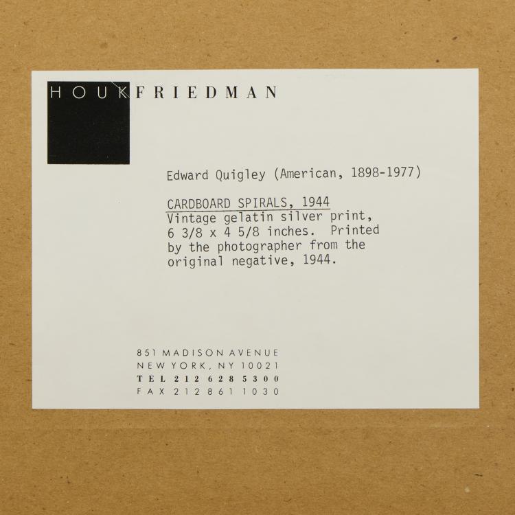 Bild 2 zu Objekt, 'Gears', 1935 (Druck wohl 1943) und 'Cardboard Spirals', 1944, Edward Quigley, 175D 802