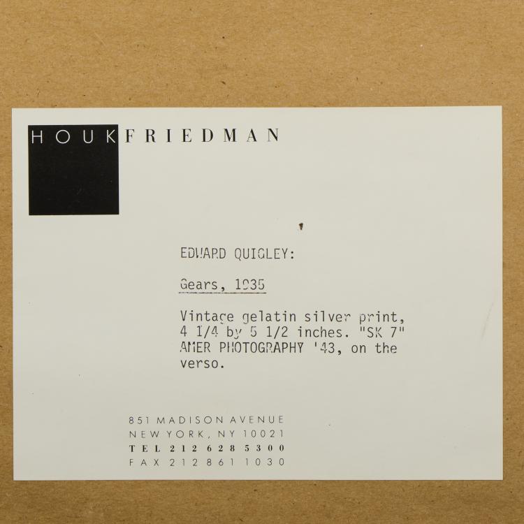 Bild 5 zu Objekt, 'Gears', 1935 (Druck wohl 1943) und 'Cardboard Spirals', 1944, Edward Quigley, 175D 802