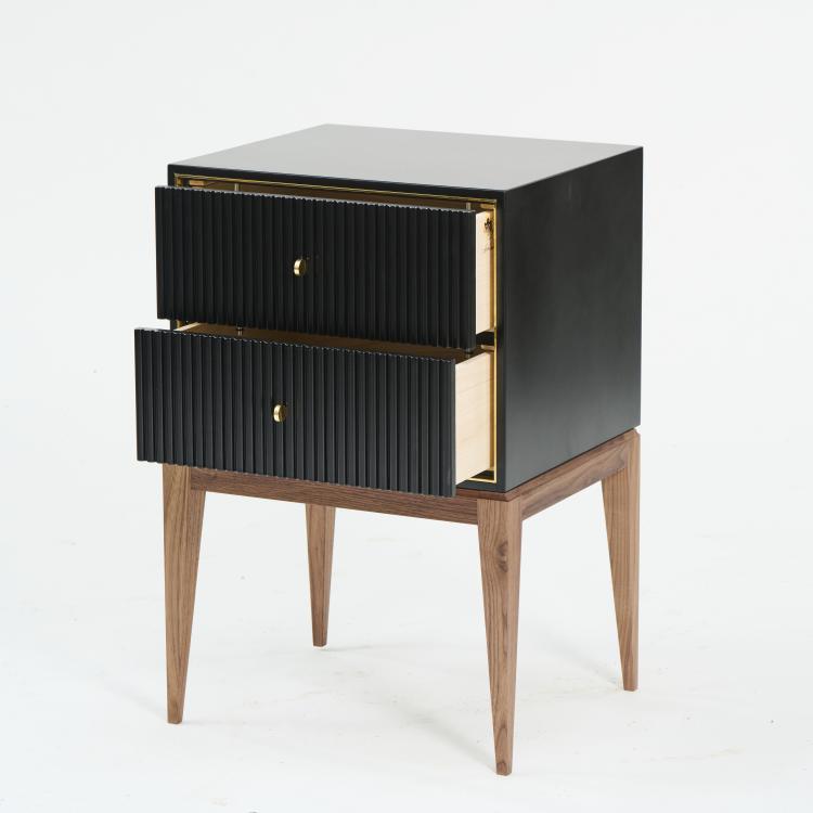 Bild 3 zu Objekt, Two bedside tables, 2022 (design), Attila Suta, Attila Suta AB, T&auml;by, 175B 420