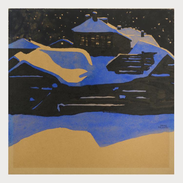 Hauptbild zu Objekt, Mondnacht in Russland, um 1930, Hans Franta, 175D 694