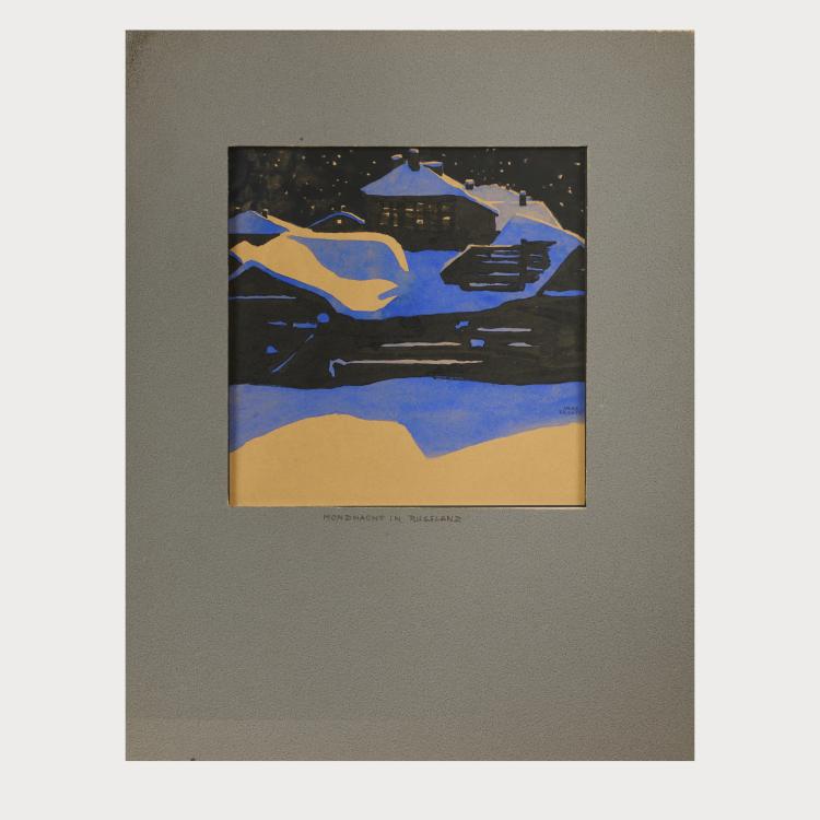 Bild 1 zu Objekt, Mondnacht in Russland, um 1930, Hans Franta, 175D 694