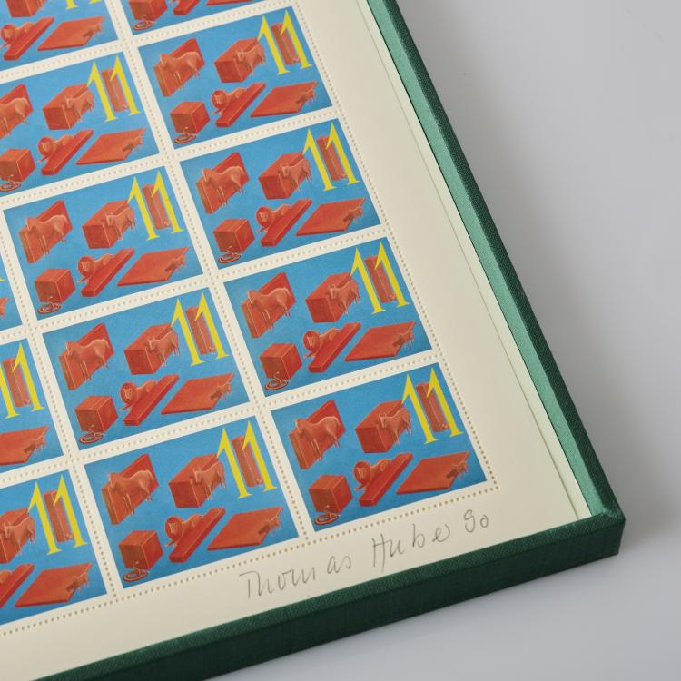 Bild 3 zu Objekt, Portfolio '10 Postwertzeichen zur Versendung von Bildern', 1990, Thomas Huber, Galerie Akinci, Amsterdam/Galerie Magers, Bonn, 175D 747