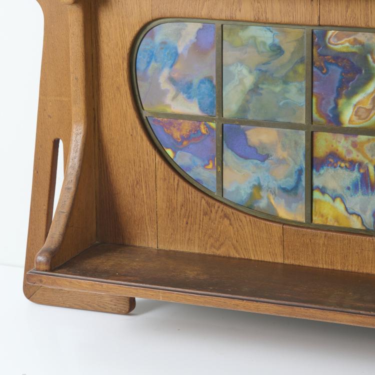 Bild 3 zu Objekt, Tile shelf, c. 1900, Vilmos Zsolnay, Zsolnay, P&eacute;cs, 176C 572