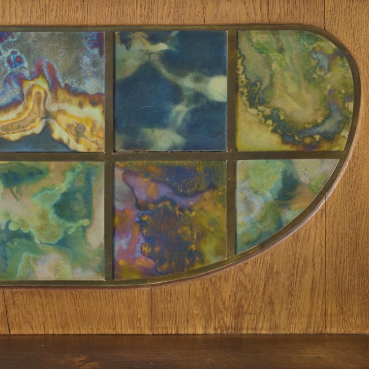 Bild 4 zu Objekt, Tile shelf, c. 1900, Vilmos Zsolnay, Zsolnay, P&eacute;cs, 176C 572