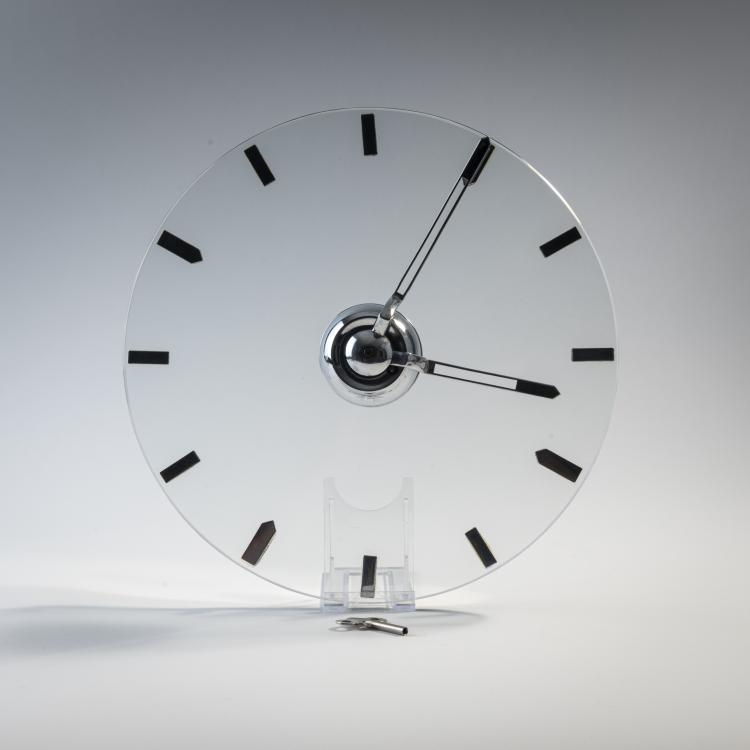 Hauptbild zu Objekt, Wall clock, c. 1930 (design), Heinrich M&ouml;ller, Kienzle, Schwenningen, 175B 181