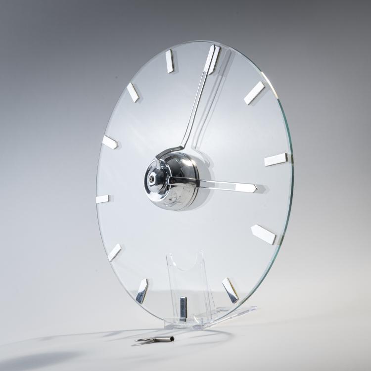 Bild 1 zu Objekt, Wall clock, c. 1930 (design), Heinrich M&ouml;ller, Kienzle, Schwenningen, 175B 181