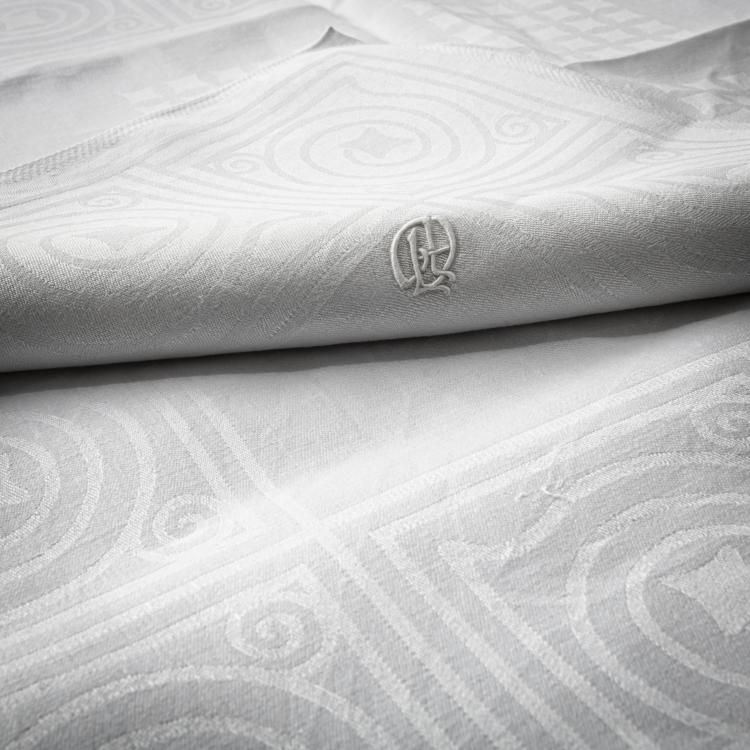 Bild 1 zu Objekt, Three napkins 'square grid', before 1910, Gertrud Kleinhempel, Kobusch, Bielefeld, 176C 747